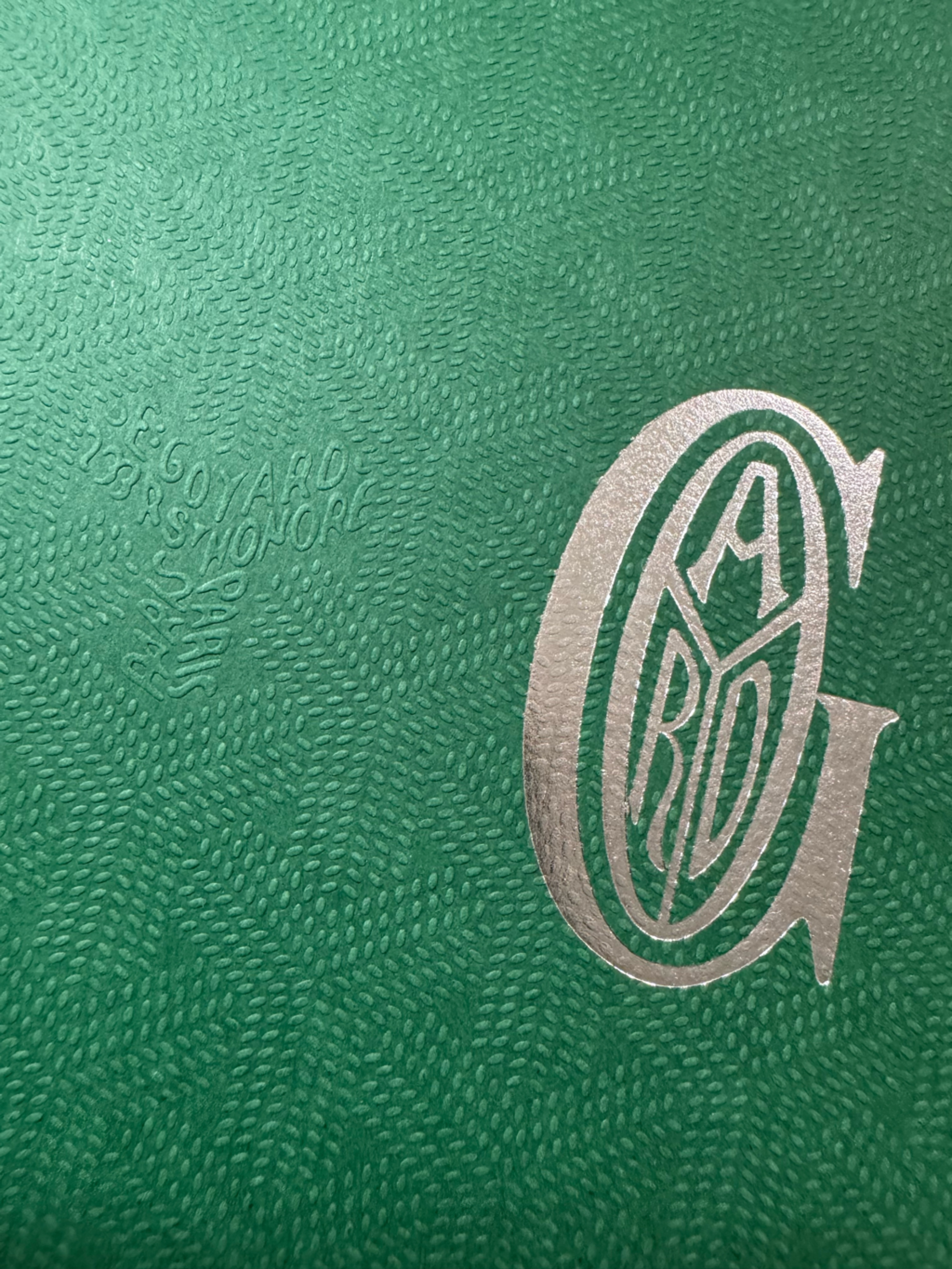 Goyard  Authentic Luxurious Empty Box W IconicDebossed Logo Made In France